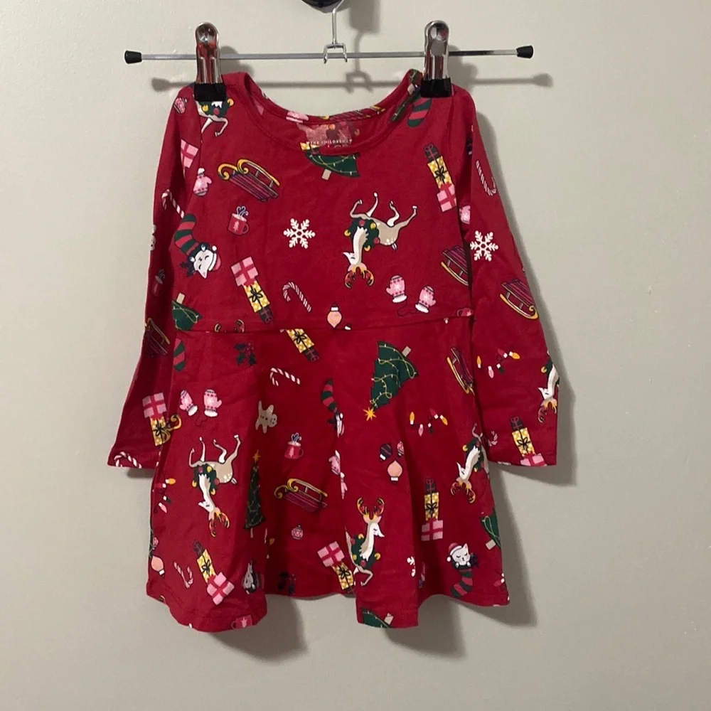 NWOT! The‎ Children’s Place Holiday Printed Dress
